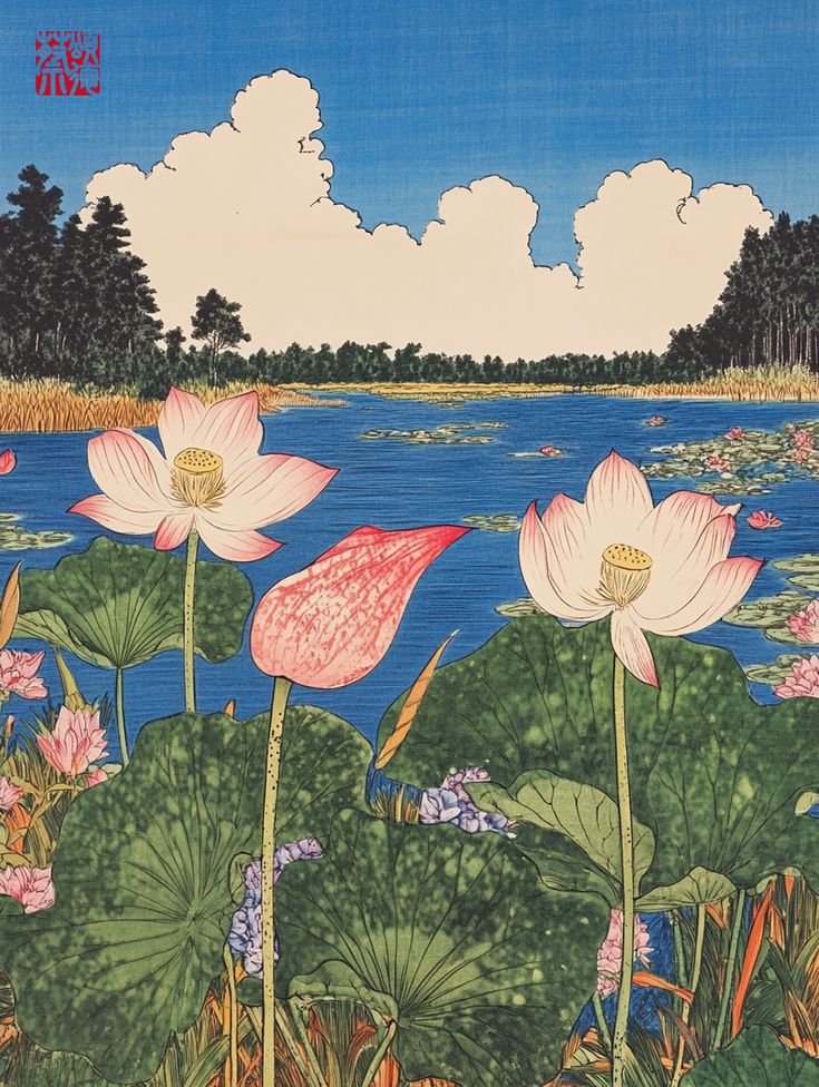 In a Japanese Garden