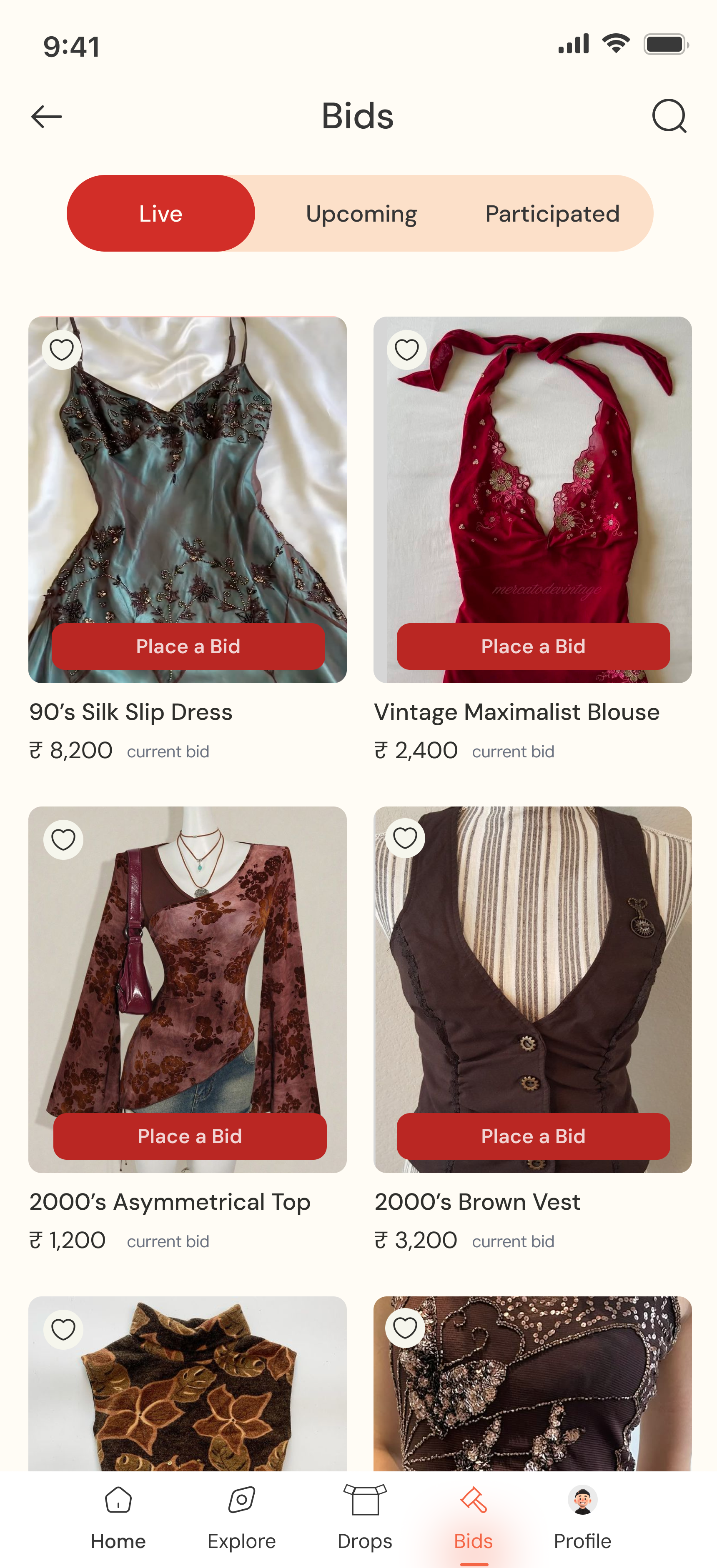 Open bidding — step 1